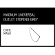 Marley Magnum Universal Outlet Stopend Grey - MAG8